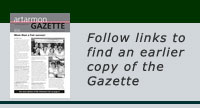 Past Issues of Gazette